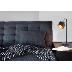 Globo Tischlampe Swinni 1-flammig Schwarz 175 X 150 X 435 Mm