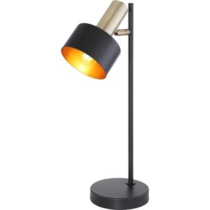 Globo Tischlampe Swinni 1-flammig Schwarz 175 X 150 X 435 Mm 2 Globo Tischlampe Swinni 1-flammig Schwarz 175 X 150 X 435 Mm – Bild 2