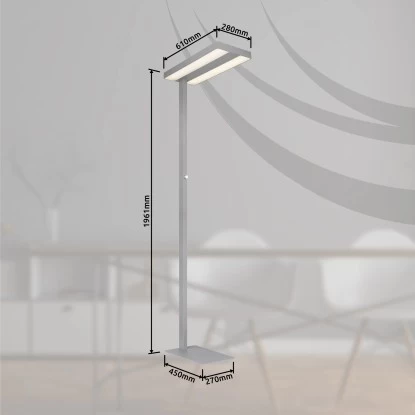 Globo LED-Stehlampe Agnes 1-flammig 610 X 280 X 1950 Mm 8 Globo LED-Stehlampe Agnes 1-flammig 610 X 280 X 1950 Mm – Bild 8