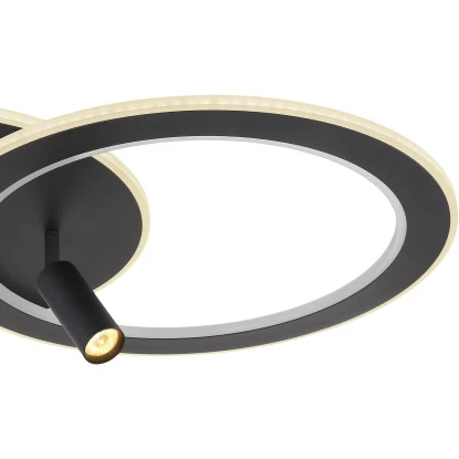 Globo LED-Deckenleuchte Marian 2-flammig Schwarz Matt 695 X 492 X 135 Mm 20 Globo LED-Deckenleuchte Marian 2-flammig Schwarz Matt 695 X 492 X 135 Mm – Bild 20