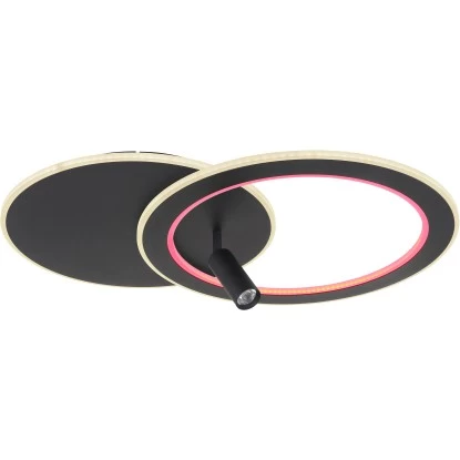 Globo LED-Deckenleuchte Marian 2-flammig Schwarz Matt 695 X 492 X 135 Mm 10 Globo LED-Deckenleuchte Marian 2-flammig Schwarz Matt 695 X 492 X 135 Mm – Bild 10