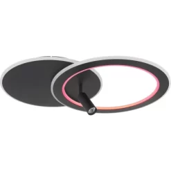 Globo LED-Deckenleuchte Marian 2-flammig Schwarz Matt 695 X 492 X 135 Mm 31 Globo LED-Deckenleuchte Marian 2-flammig Schwarz Matt 695 X 492 X 135 Mm -Lampe Geschäft 9007371420827 3749 S 11