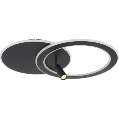 Globo LED-Deckenleuchte Marian 2-flammig Schwarz Matt 695 X 492 X 135 Mm 13 Globo LED-Deckenleuchte Marian 2-flammig Schwarz Matt 695 X 492 X 135 Mm – Bild 13