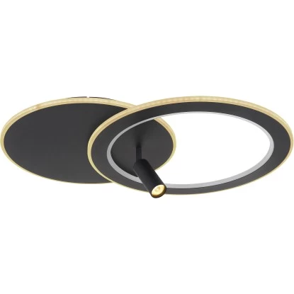 Globo LED-Deckenleuchte Marian 2-flammig Schwarz Matt 695 X 492 X 135 Mm 14 Globo LED-Deckenleuchte Marian 2-flammig Schwarz Matt 695 X 492 X 135 Mm – Bild 14