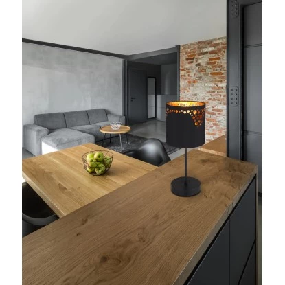 Globo Tischlampe Ingeborg 1-flammig Schwarz Matt 150 X 350 Mm 1 Globo Tischlampe Ingeborg 1-flammig Schwarz Matt 150 X 350 Mm