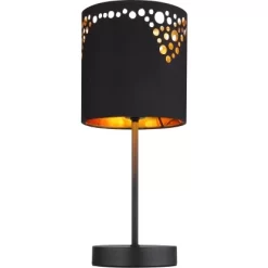 Globo Tischlampe Ingeborg 1-flammig Schwarz Matt 150 X 350 Mm 16 Globo Tischlampe Ingeborg 1-flammig Schwarz Matt 150 X 350 Mm -Lampe Geschäft 9007371423507 3749 S 05