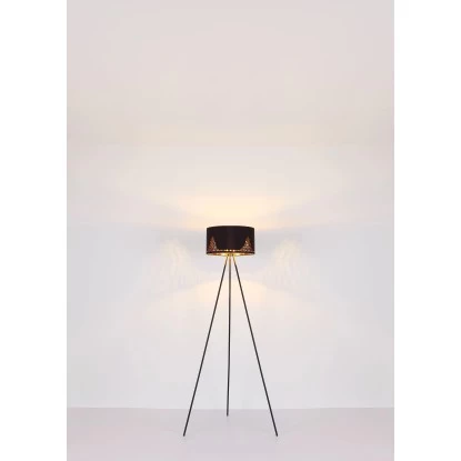 Globo Tischlampe Ingeborg 1-flammig Schwarz Matt 150 X 350 Mm 8 Globo Tischlampe Ingeborg 1-flammig Schwarz Matt 150 X 350 Mm – Bild 8