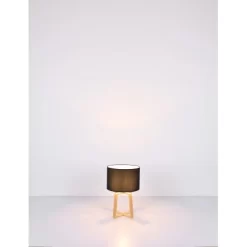 Globo Tischlampe Moritz 1-flammig Braun 300 X 450 Mm -Lampe Geschäft 9007371426652 3749 S 04