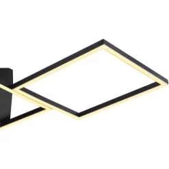 Globo LED-Deckenleuchte Kurio 1-flammig Schwarz Matt 798 X 500 X 53 Mm 11 Globo LED-Deckenleuchte Kurio 1-flammig Schwarz Matt 798 X 500 X 53 Mm -Lampe Geschäft 9007371427451 3749 CU 01