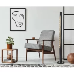 Globo LED-Stehlampe Felicitas 1-flammig Schwarz Matt 230 X 1510 Mm