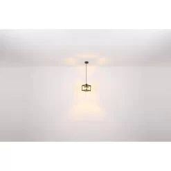 Globo Pendelleuchte Mathilde 4-flammig Schwarz Matt Rauchfarben 68 X 17 X 120 Cm 17 Globo Pendelleuchte Mathilde 4-flammig Schwarz Matt Rauchfarben 68 X 17 X 120 Cm -Lampe Geschäft 9007371430116 3749 S 07