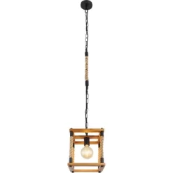 Globo Pendelleuchte Vernon 1-flammig Schwarz 250 X 250 X 1200 Mm -Lampe Geschäft 9007371433308 3749 S 04