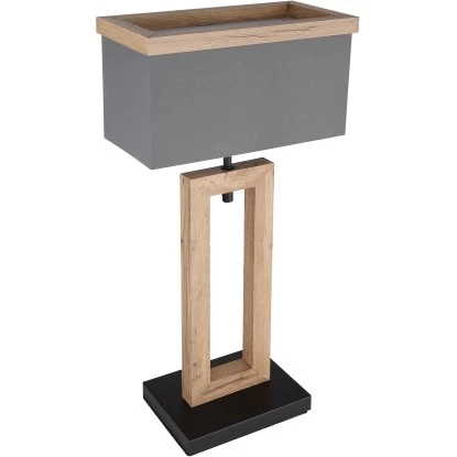 Globo Tischlampe Ossi 1-flammig Schwarz Matt 300 X 150 X 550 Mm 3 Globo Tischlampe Ossi 1-flammig Schwarz Matt 300 X 150 X 550 Mm – Bild 3