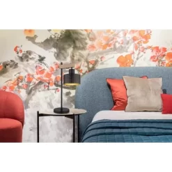 Globo Tischlampe Rielly 1-flammig Schwarz Matt 310 X 180 X 550 Mm