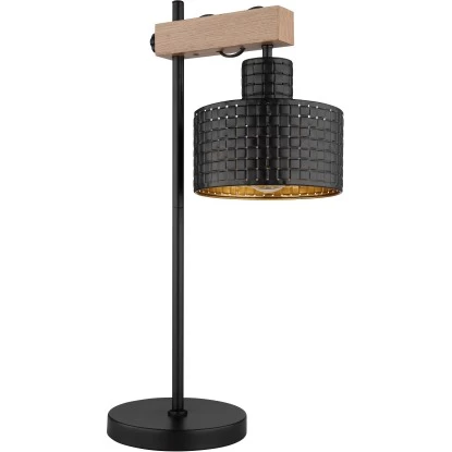 Globo Tischlampe Rielly 1-flammig Schwarz Matt 310 X 180 X 550 Mm 3 Globo Tischlampe Rielly 1-flammig Schwarz Matt 310 X 180 X 550 Mm – Bild 3