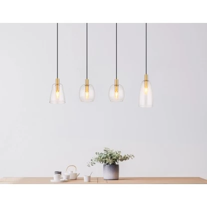 Globo Pendelleuchte 4-flammig 1070 X 160 X 1200 Mm 1 Globo Pendelleuchte 4-flammig 1070 X 160 X 1200 Mm