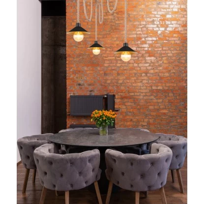 Globo Pendelleuchte Diana 3-flammig Schwarz Matt L:1700 Mm 1 Globo Pendelleuchte Diana 3-flammig Schwarz Matt L:1700 Mm