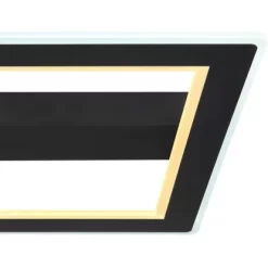 Globo LED-Deckenleuchte Mattia 1-flammig Schwarz Matt 450 X 450 X 50 Mm 17 Globo LED-Deckenleuchte Mattia 1-flammig Schwarz Matt 450 X 450 X 50 Mm -Lampe Geschäft 9007371439423 3749 CU 01