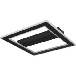 Globo LED-Deckenleuchte Mattia 1-flammig Schwarz Matt 450 X 450 X 50 Mm 11 Globo LED-Deckenleuchte Mattia 1-flammig Schwarz Matt 450 X 450 X 50 Mm -Lampe Geschäft 9007371439423 3749 S 02