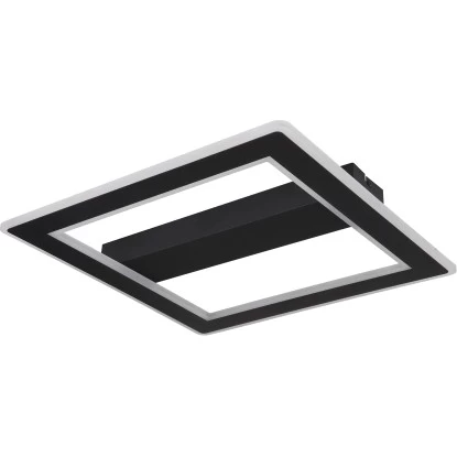 Globo LED-Deckenleuchte Mattia 1-flammig Schwarz Matt 450 X 450 X 50 Mm 3 Globo LED-Deckenleuchte Mattia 1-flammig Schwarz Matt 450 X 450 X 50 Mm – Bild 3