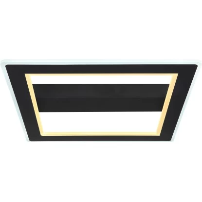 Globo LED-Deckenleuchte Mattia 1-flammig Schwarz Matt 450 X 450 X 50 Mm 4 Globo LED-Deckenleuchte Mattia 1-flammig Schwarz Matt 450 X 450 X 50 Mm – Bild 4