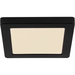 Globo LED-Deckenleuchte Lasse 1-flammig Schwarz 167 X 167 X 17 Mm -Lampe Geschäft 9007371439898 3749 S 03