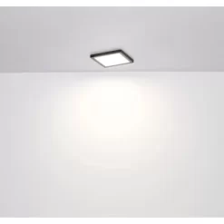Globo LED-Deckenleuchte Lasse 1-flammig Schwarz 167 X 167 X 17 Mm -Lampe Geschäft 9007371439898 3749 S 08