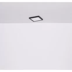 Globo LED-Deckenleuchte Lasse 1-flammig Schwarz 167 X 167 X 17 Mm -Lampe Geschäft 9007371439898 3749 S 09