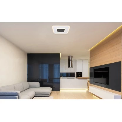 Globo LED-Deckenleuchte Gisell 1-flammig Weiß Matt 460 X 460 X 55 Mm 1 Globo LED-Deckenleuchte Gisell 1-flammig Weiß Matt 460 X 460 X 55 Mm