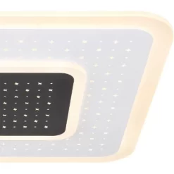 Globo LED-Deckenleuchte Gisell 1-flammig Weiß Matt 460 X 460 X 55 Mm 25 Globo LED-Deckenleuchte Gisell 1-flammig Weiß Matt 460 X 460 X 55 Mm -Lampe Geschäft 9007371440108 3749 CU 01