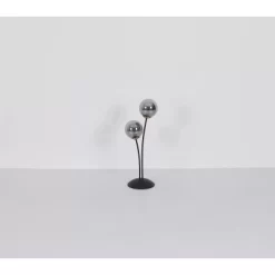 Globo Tischlampe Jorge 2-flammig Schwarz Matt-Rauchfarben 190 X 150 X 480 Mm -Lampe Geschäft 9007371440184 3749 S 06