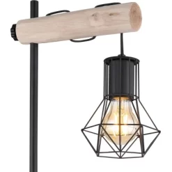 Globo Tischlampe 1-flammig Schwarz Matt 330 X 180 X 550 Mm 17 Globo Tischlampe 1-flammig Schwarz Matt 330 X 180 X 550 Mm -Lampe Geschäft 9007371440849 3749 CU 01