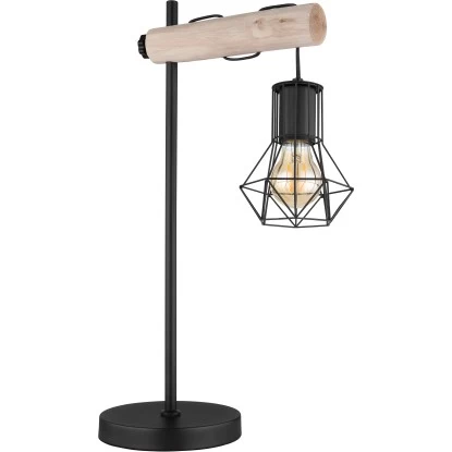 Globo Tischlampe 1-flammig Schwarz Matt 330 X 180 X 550 Mm 3 Globo Tischlampe 1-flammig Schwarz Matt 330 X 180 X 550 Mm – Bild 3