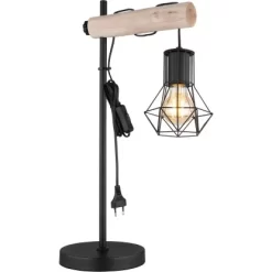 Globo Tischlampe 1-flammig Schwarz Matt 330 X 180 X 550 Mm 13 Globo Tischlampe 1-flammig Schwarz Matt 330 X 180 X 550 Mm -Lampe Geschäft 9007371440849 3749 S 04