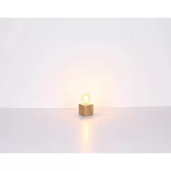 Globo Tischlampe Erna 1-flammig Dunkelbraun 100 X 100 X 100 Mm 17 Globo Tischlampe Erna 1-flammig Dunkelbraun 100 X 100 X 100 Mm -Lampe Geschäft 9007371442133 3749 S 07