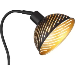 Globo Tischlampe Lenna 1-flammig Schwarz Matt 300 X 185 X 450 Mm -Lampe Geschäft 9007371442393 3749 CU 02