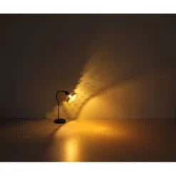 Globo Tischlampe Lenna 1-flammig Schwarz Matt 300 X 185 X 450 Mm -Lampe Geschäft 9007371442393 3749 S 04