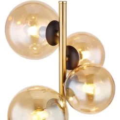 Globo LED-Tischlampe Riha 4-flammig Schwarz Matt 237 X 193 X 480 Mm -Lampe Geschäft 9007371442461 3749 CU 02