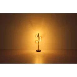 Globo LED-Tischlampe Riha 4-flammig Schwarz Matt 237 X 193 X 480 Mm -Lampe Geschäft 9007371442461 3749 S 04