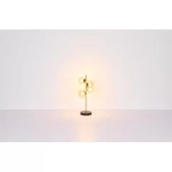 Globo LED-Tischlampe Riha 4-flammig Schwarz Matt 237 X 193 X 480 Mm -Lampe Geschäft 9007371442461 3749 S 05