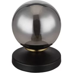 Globo Tischlampe Jorge 1-flammig Schwarz Matt-Rauchfarben 100 X 130 Mm 11 Globo Tischlampe Jorge 1-flammig Schwarz Matt-Rauchfarben 100 X 130 Mm -Lampe Geschäft 9007371443185 3749 S 02