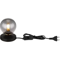 Globo Tischlampe Jorge 1-flammig Schwarz Matt-Rauchfarben 100 X 130 Mm 13 Globo Tischlampe Jorge 1-flammig Schwarz Matt-Rauchfarben 100 X 130 Mm -Lampe Geschäft 9007371443185 3749 S 03