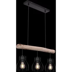 Globo Pendelleuchte Mina Metall Schwarz -Lampe Geschäft 940433 3579 2