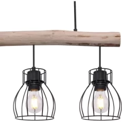 Globo Pendelleuchte Mina Metall Schwarz -Lampe Geschäft 940433 3579 7