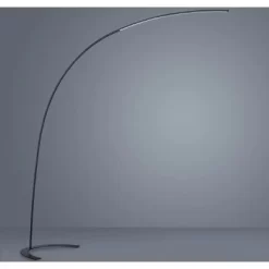 Trio LED-Stehleuchte Bogen Shanghai Schwarz